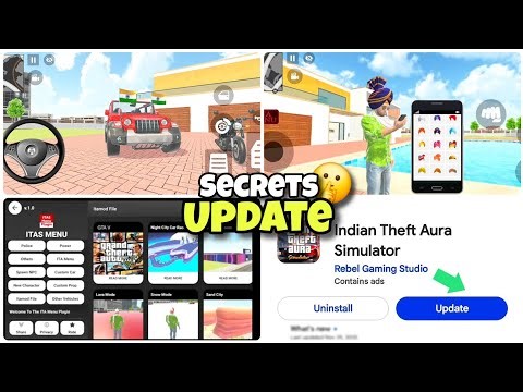 Indian Theft Aura Simulator 😱 Custom hat Feature add + Flag Modification New Update cheat codes 🤩🤯