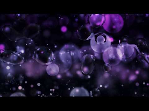 4K Abstract purple bokeh bubbles | No sound background | 1 Hour Loop No Sound