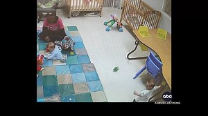 1.6M views · 65K reactions | A Louisiana mother was able to watch her 12-month-old daughter's first steps after the remarkable milestone was caught on her preschool's video camera. David Muir reports on the overjoyed working mom, and the teacher cheered her on every step of the way. | ABC World News Tonight with David Muir | Facebook