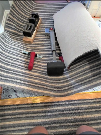 First Carpet Join of the Year Installation