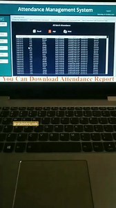 Attendance management system project in java