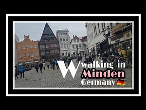 Walking in Minden Germany 🇩🇪