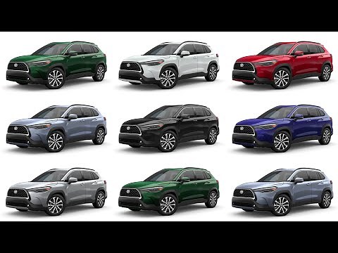 Toyota Corolla Cross colors - Detailed Comparison