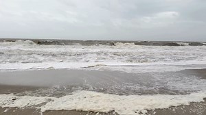 10K views · 42 reactions | NO SWIMMING‍♀️ Tropical Storm Helene brought rough seas to the Carolina coast! Heavy wind gusts mean large waves and more rip currents along our shores. The beach is double red flagged, which means no swimming. Please, stay out of the water until our flags show it is safe to enter again. #MyrtleBeach #CityofMyrtleBeach | Myrtle Beach City Government | Facebook