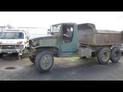 1944 GMC CCKW 2.5 Ton Army Truck Start Up