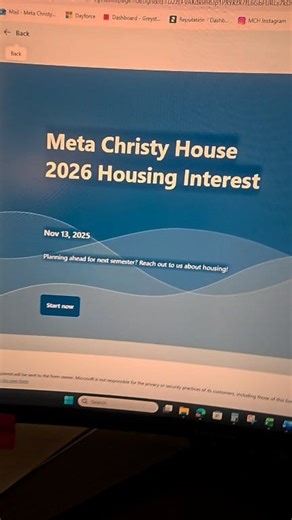 ✨ Ready to call Meta Christy House home in 2026? ✨ We’re already gearing up for another amazing year! If you’re dreaming of modern spaces, study rooms galore, and a community that feels like family, now’s the perfect time to let us know you’re interested. 💙🏡 Fill out our 2026 Interest Form today. Your future home is just a click away! 🚀📩 | Meta Christy House