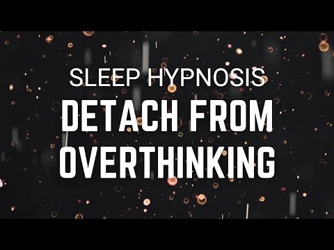 SLEEP HYPNOSIS FOR RELAXATION and DETACHMENT FROM OVERTHINKING | 3 Hours | Black Screen