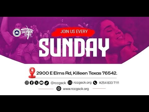 RCCGSCK LIVE | CELEBRATION SERVICE |TOPIC: | SUNDAY 10AM CT