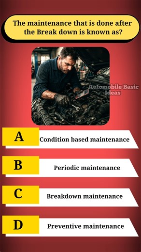 The maintenance that is done after the Break down is known as?