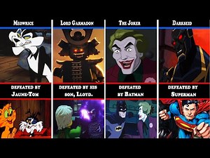How Warner Bros Villains Died/Defeat