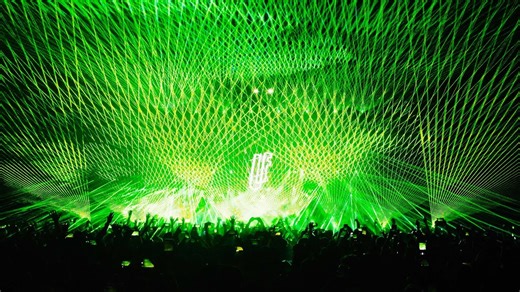 Stunning Seattle light show.