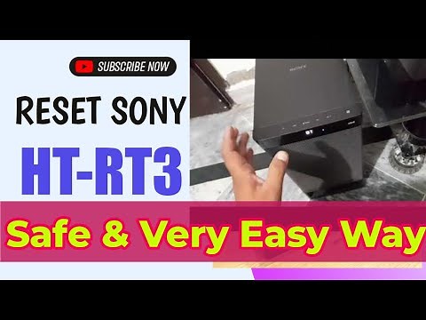 how to reset sony HT-RT3 | sony ht rt3 reset settings | sony home theater repair