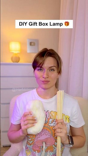 Glowing Christmas Gift Box 🎄 DIY Cozy Holiday Light Decor #diy #viral #craft #christmas