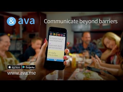 Introducing Ava: 24/7 accessible conversations with deaf & hard-of-hearing people.