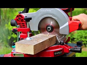 Einhell TE-MS 18/210 Li PXC Cordless mitre saw work demo