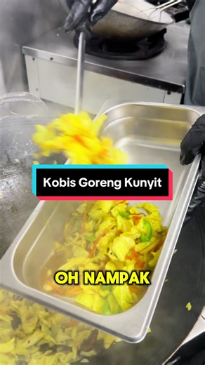 Kobis Goreng Kunyit: Resepi Masakan Sayur Nasi Kandar