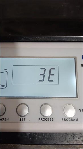 top load washing machine 3E error issues