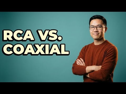 When Should I Use RCA Or Coaxial Audio Cables?