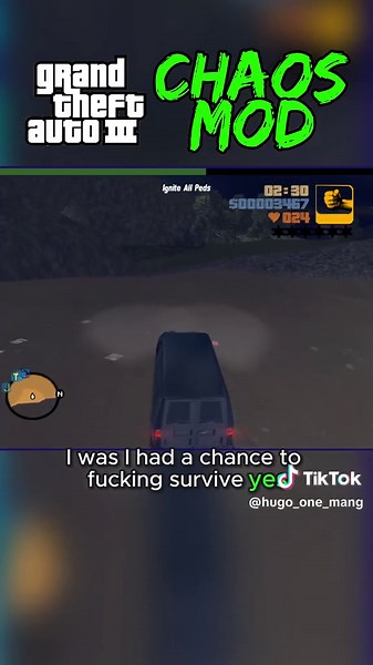 GTA III Chaos Mod Honk Boost #GTA #GTAIII #GTA3