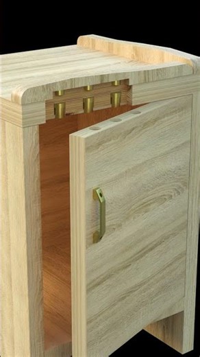 Wooden Safe with Magnetic Lock
