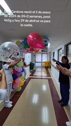 La bebé mas chiquita que hemos sacado adelante en el Hospital Manuel Uribe Ángel de Envigado. #pediatra #video #neonatal