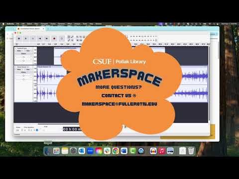 Makerspace Podcast Tutorial - Adding Intro & Outro Music in Audacity