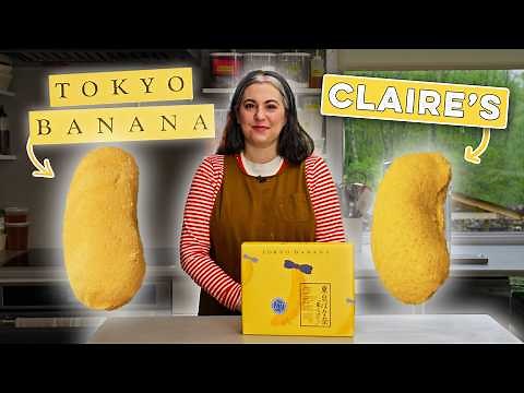 I Tried Making Homemade Tokyo Bananas | Claire Recreates