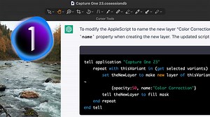 Hey! You might have seen my post about creating Capture One scripts using ChatGPT. Even if you're not familiar with AppleScript, you can use AI to write Capture One scripts for you. Today OpenAI released GPT-4, and I've just tested it for writing Capture One scripts. The real difference is that GPT-4 can actually create a Capture One script from scratch. It isn't perfect yet, and you'll likely need a few iterations to make it work properly. Still, it's pretty impressive. I've recorded a short vi