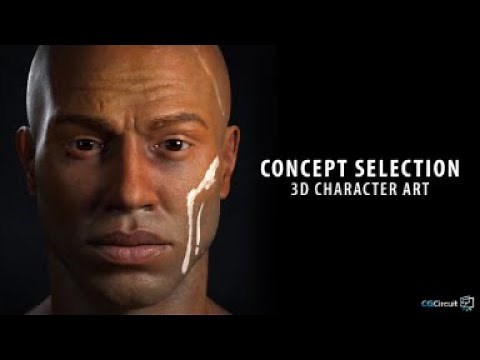 Concept Selection:3D Character art [FULL TUTORIAL]