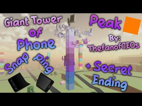Giant Tower of Phone Snapping (GToPS) guide + Secret ending | Roblox WTHITT