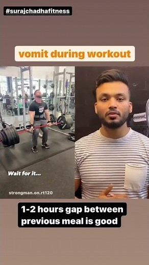 vomit during workout [information]