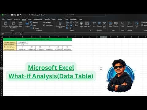 Stop Calculating Interest Manually! Use Excel Data Tables