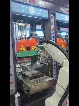 Robot for rubber injection machine #machine
