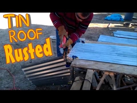 Old Western Town Facade | General Store False Front (Pt.3) Installing Roofing, Siding, & Signage