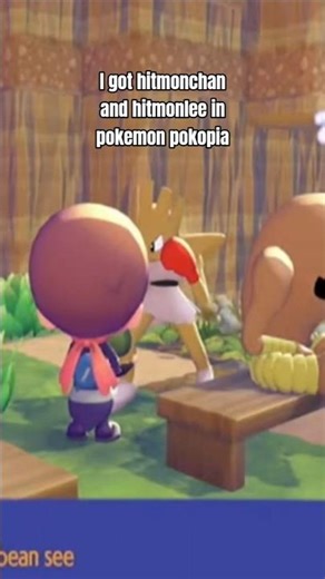 I Got Hitmonchan and Hitmonlee in Pokémon Pokopia! 🥊🔥 #Shorts