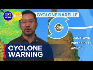 Tropical cyclone forms off the coast of Queensland | 9 News Australia