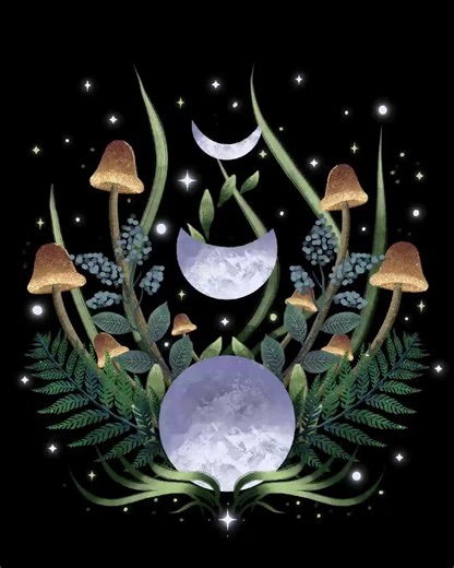 Moon stages #procreateart #paymybills #procreate #tatyworks #art