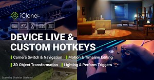 3D Animation Trigger | Custom Hotkey | iClone