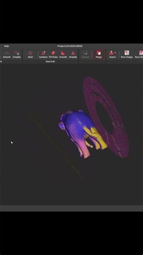 From reality to Blender with inspire 2 3D scanner