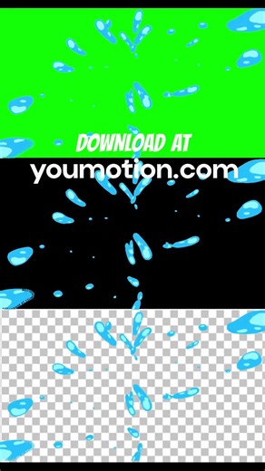 2D FX Liquid Shapes💧: Drawing in Motion!! #shorts