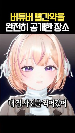 버튜버 빨간약 완전히 공개한 이유