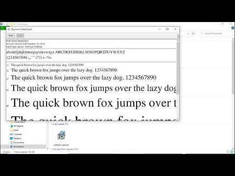 Myanmar Pyidaungsu Font & Keymagic Installation | အခြေခံကွန်ပြူတာအသုံးပြုနည်း | Experience Sharing