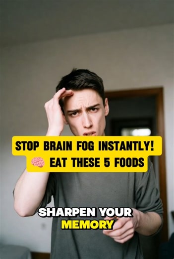 Stop Brain Fog Instantly! 🧠 Eat These 5 Foods