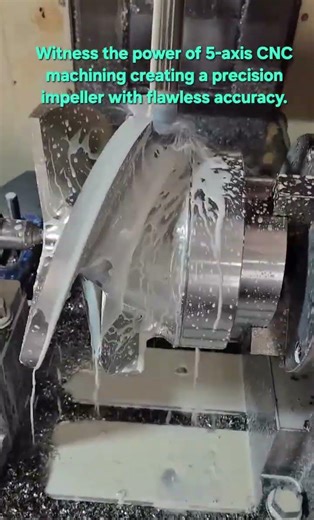 Advanced 5-Axis CNC Machining: Precision Impeller Milling Process