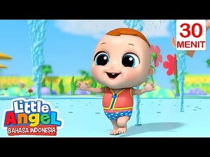 Bermain di Taman Air | Little Angel | Kartun Anak Anak | Moonbug Kids Indonesia