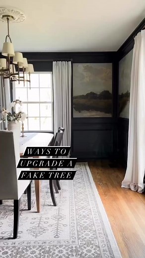 Upgrade Your Fake Indoor Trees with Stylish Uplights