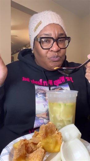 If you don’t like slurping and smacking, just click off now 😂😂😂 This was 1000/10💜. #soup #dumplings #viral #mukbang #freezing