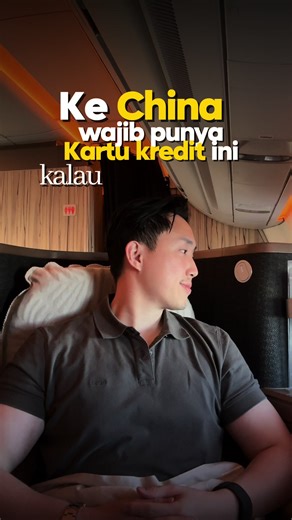 Save&Share buat yg ada plan ke China ✈️ Kartu kredit WAJIB buat ke China Biar kalo sambungin ke Alipay kaian gakena FEE 3% Seperti kartu visa/mastercard Kurs nya competitif Dan dpt Miles 7,500 / 1 GarudaMiles atau 10,000/ 1 Krisflyer Miles