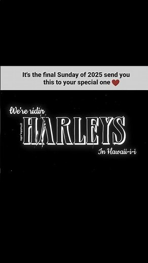 It's 28th December Happy Last Sunday Of The Year | Harleys In Hawaii | Katy Perry | Lyrics|Aesthetic