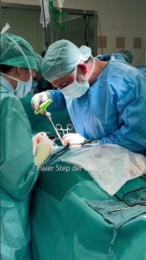 Finaler Step der LWS - Op #spinespecialist #bandscheibenvorfall #drmanuelego